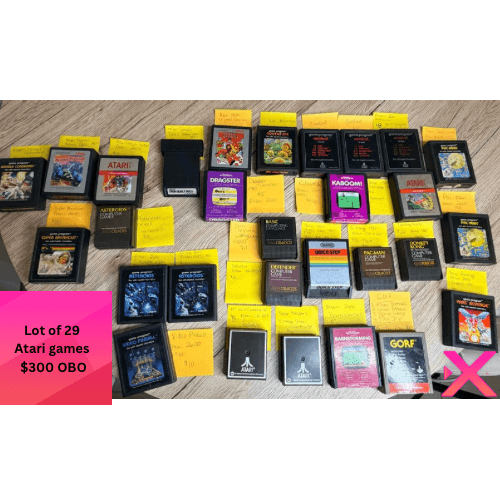 Lot of 29 Atari 2600 Games